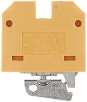 Morsetto di protezione WM EK N connessione a vite 2.5mm² TS32 verde/giallo