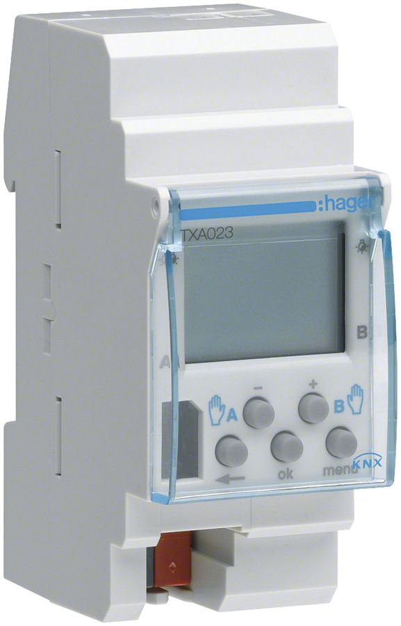 Interruttore orario INS Tebis TXA023 KNX 2 canali DCF77