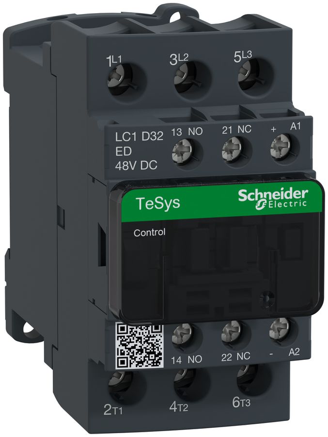 Schütz Schneider Electric LC1D32ED 48VDC 1S+1Ö 32A TeSys