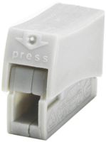Verbindungsklemme Woertz 1P 0.5…2.5mm² hellgrau