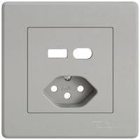 Kit de montage ENC EDIZIO.liv SNAPFIX® pour combinaison USB A+C/prise T13 grc