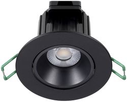 LED-Downlight Sylvania START 9W 720lm 2700K IP44 MB DIM schwarz