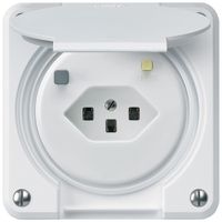 FI-Steckdose robusto A T23 30mA weiss