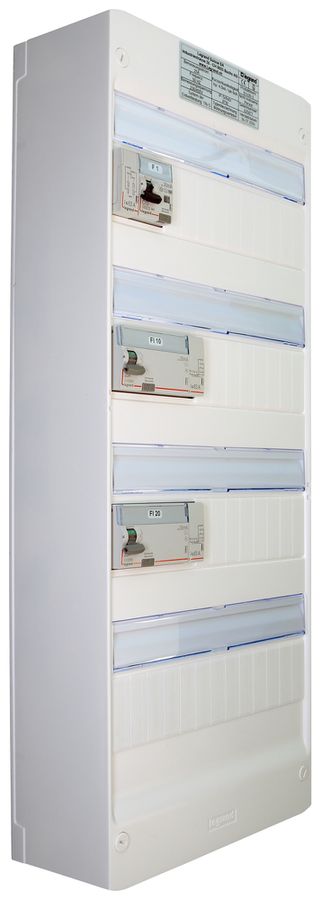 Centralino AP Legrand 4-file 52 UM bianco