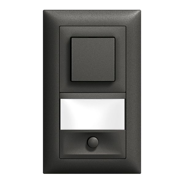 UP-Kombination EDIZIOdue 3/1P+Sonnerie schwarz