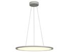 LED-Pendelleuchte SLV PANEL 60 ROUND DALI 43W 3350lm 4000K Ø600×32mm grau