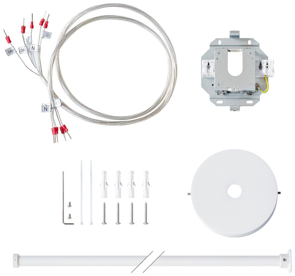 Kit de suspension ESYLUX SVENJA POLE PENDULUM SET 1000, avec tube central