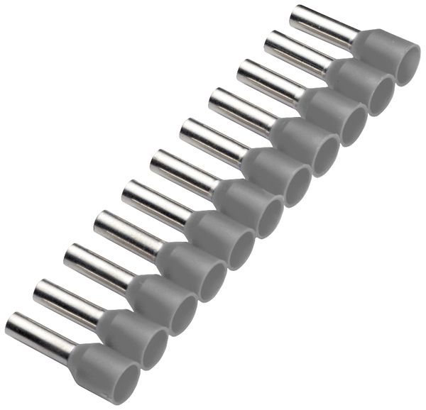 Aderendhülse Cimco 2.5mm² 8×14mm Kupfer PP grau Bandware