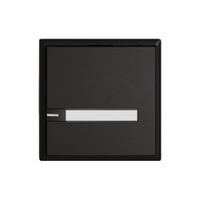 Poussoir KNX RGB EDIZIO.liv SNAPFIX® capteur temp.RGB-LED étiqu.1×com.1T no