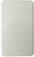 Abdeckplatte I-I 2 Befestigungslöcher vertikal weiss