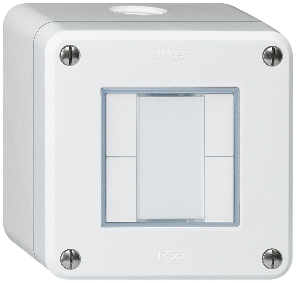 AP-Taster robusto Q KNX 4× s/e-link weiss
