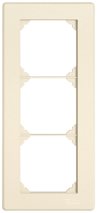 Cadre de recouvrement ENC EDIZIO.liv SNAPFIX® 3×1/1×3 96×216mm cr