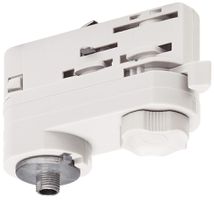 Leuchtenadapter SLV für Stromschiene S-TRACK 3-phasig, 1LNPE, max.10kg, weiss