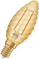 LED-Lampe Vintage 1906 CLASSIC BW 12 FIL GOLD 120lm E14 1.5W 230V 824