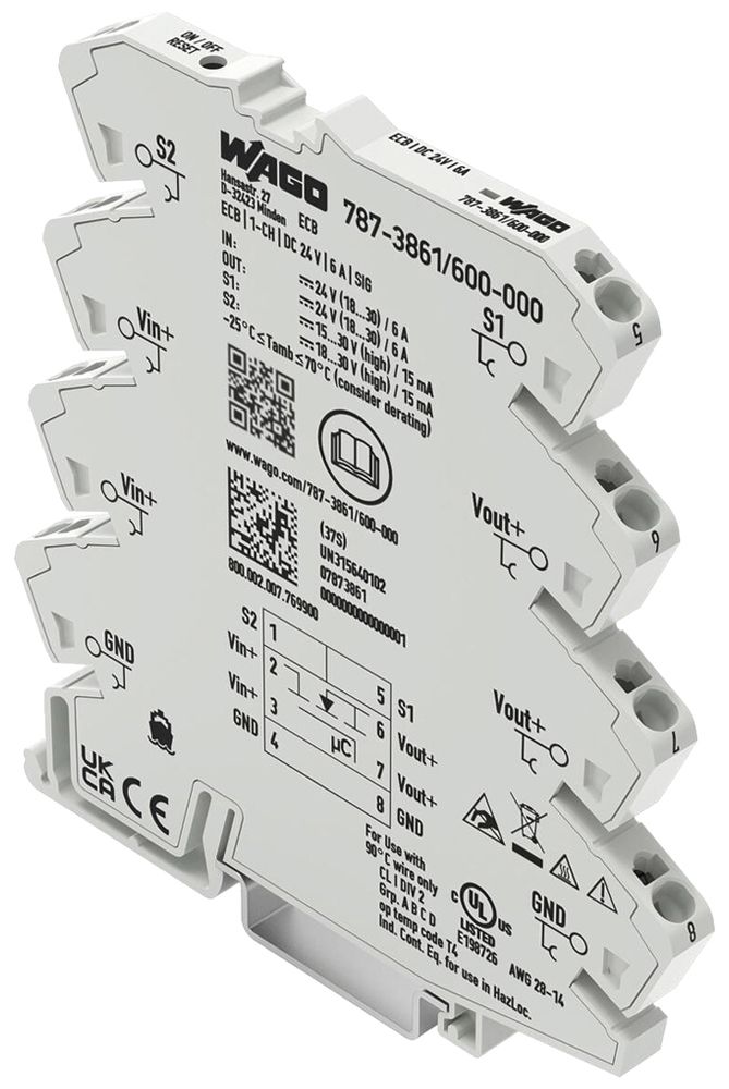 Elektronischer Schutzschalter WAGO 6A