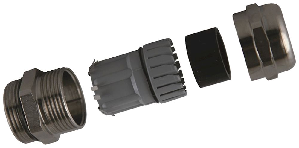 Kabelverschraubung STANDARD MS EMV-Profi M25 Ø10…16mm Me vernickelt IP65