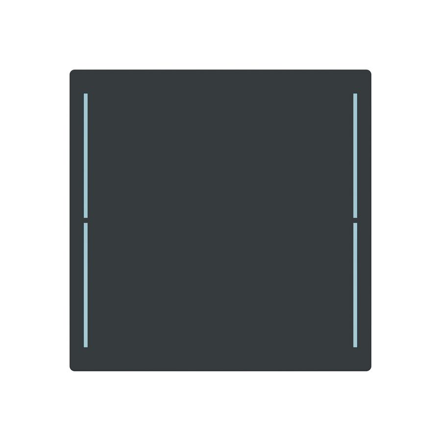 Tasterabdeckung ABB SIDUS touch 1-fach anthrazit