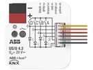 Module entrée/sortie KNX INC ABB US/U4.3 4-canaux 20VDC 40×39×12mm