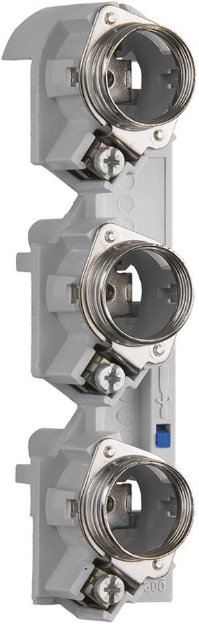 Sicherungssockel Weber, DII, 500V, 25A, für Sammelschienendicke 5mm