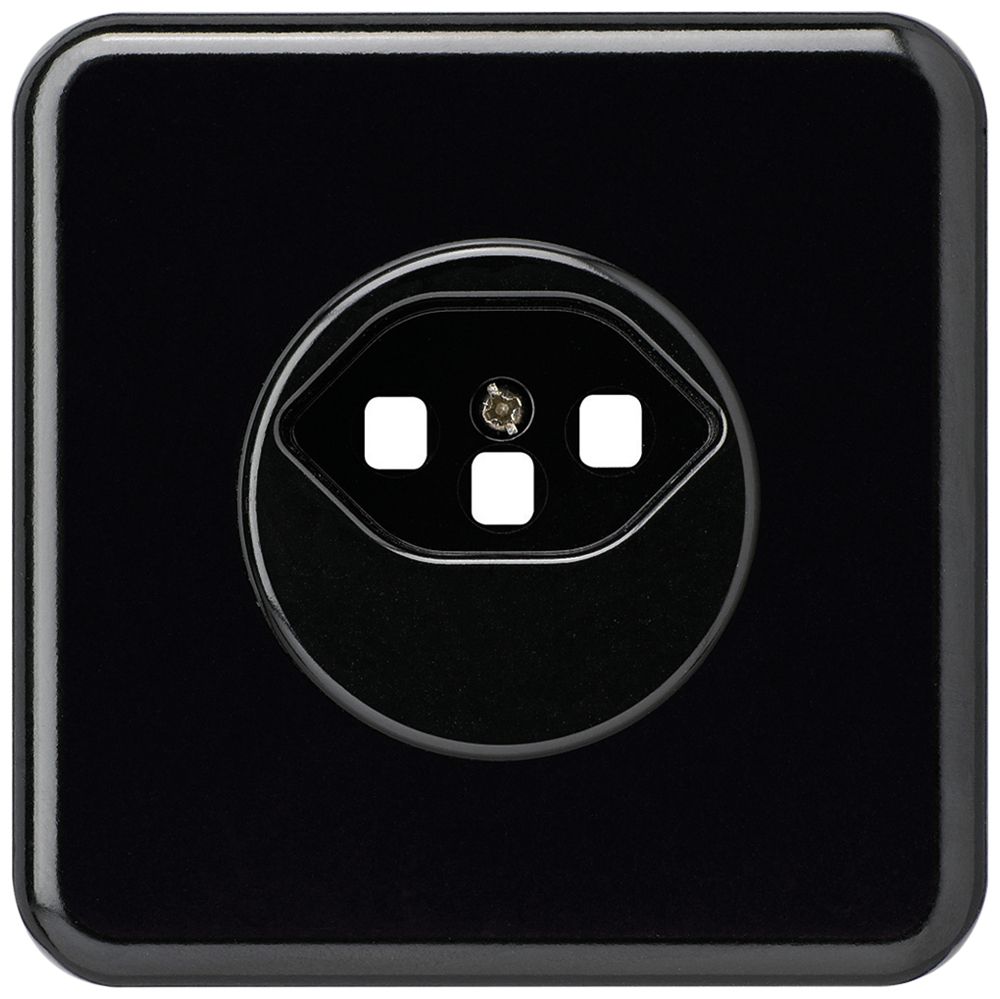 Kit frontal ENC basico type 23 86×86mm noir avec protection enfants