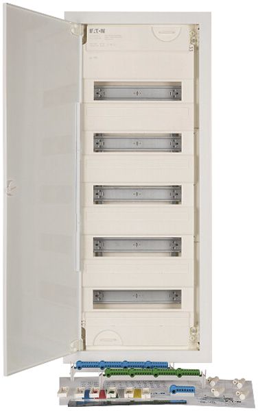 Distributeur paroi creuse ETN 5 rangées 60UM porte extra-plate borne enfichable