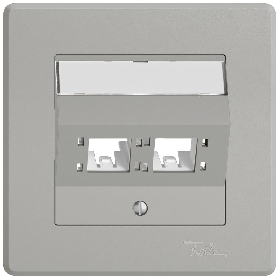 Kit di montaggio INC EDIZIO.liv SNAPFIX® per freenet cat.6A adattatore 2× grc