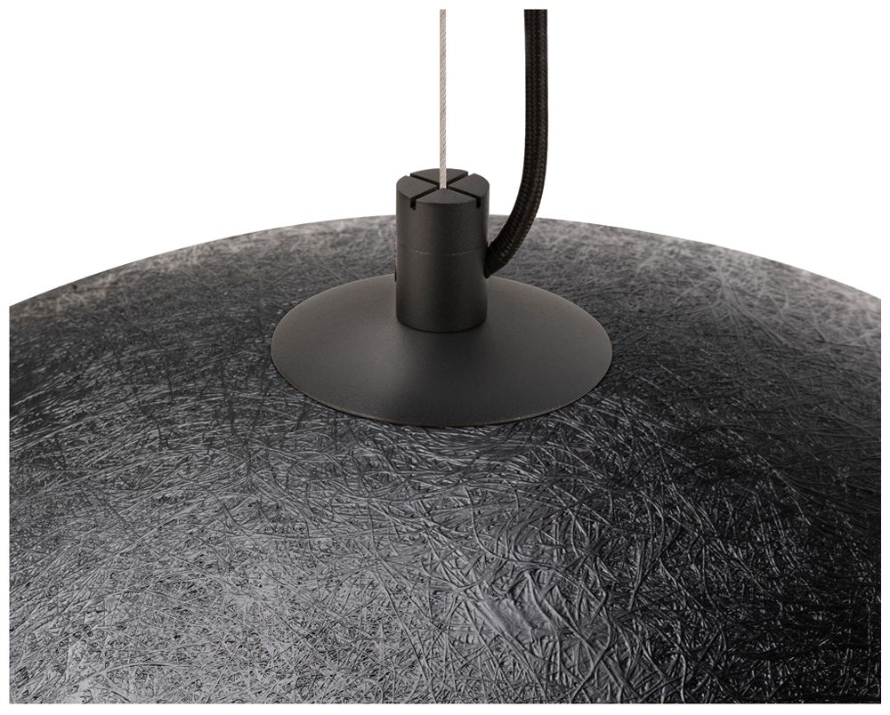 Lampada sospesa SLV FORCHINI 70 E27 1×40W REG Ø695mm nero/oro