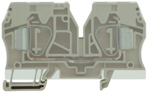 Einspeiseklemme Weidmüller ZEI 16 Zugfeder 16mm² 76A TS35 beige