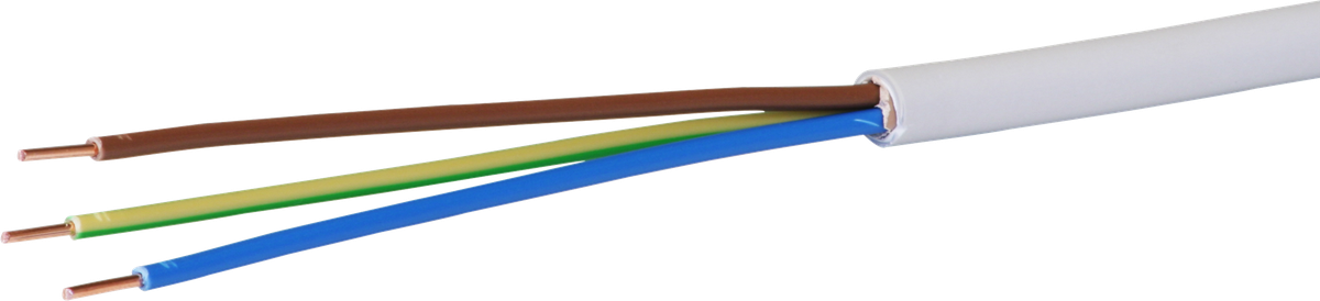 Kabel TT 3×1.5mm² LNPE grau Eca