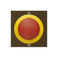 Taster kallysto NOT-AUS braun