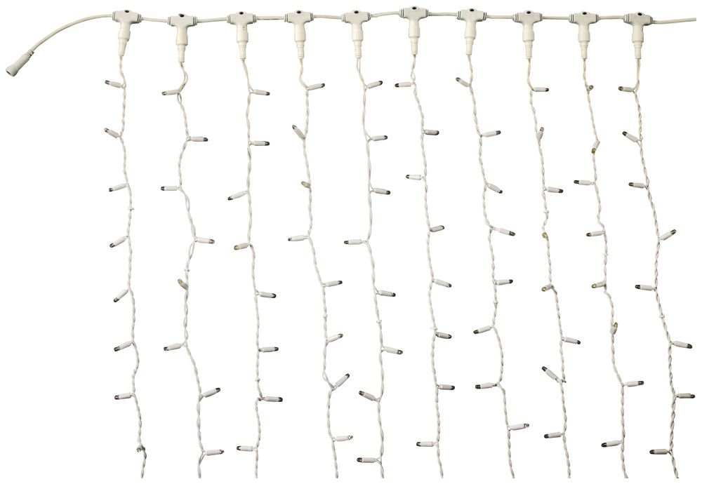 Cortina luminosa MK Drape Lite 300 2×1.5m 230V 300 LED bianco/bianco