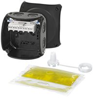 Scatola di derivazion.AP Hensel WP nero 1.5…4mm² 5P 500ml 32A