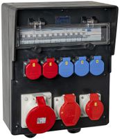 Stromverteiler DEM DB32365 63A 6×LS 1×FI 3×T23 2×T25 1×CEE 5-16/32/63