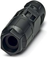 Connettore QUICKON 3LPE 0.5…1.5mm² Ø4…9mm 1×dado nero