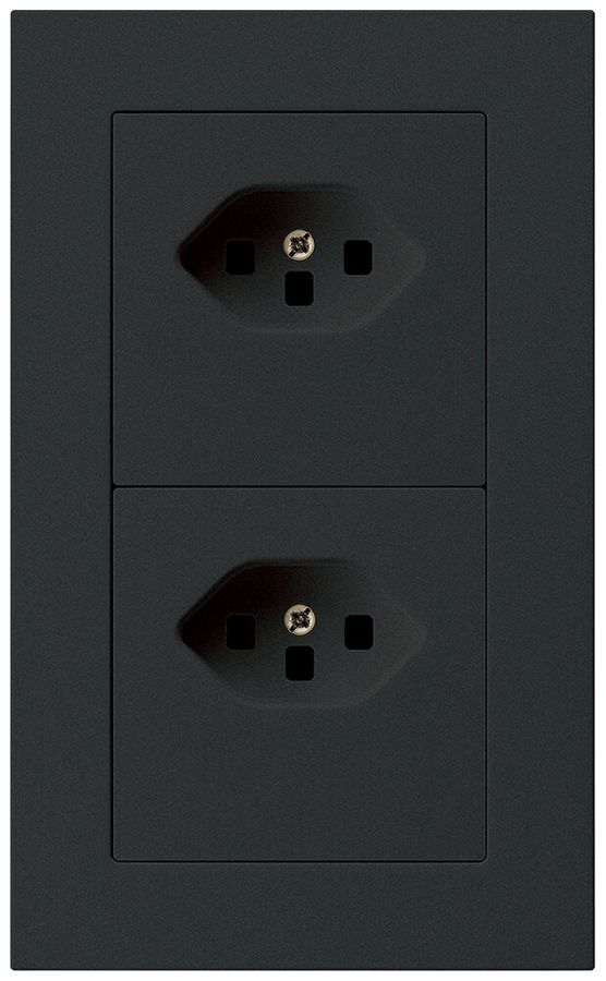 UP-Kombination kallysto.pro Gr.I-I vertikal 2×Typ 23 m.Schraubkl.C schwarz