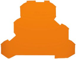 Abschlusswand WAGO TopJob-S orange 3P zu Serie 2002