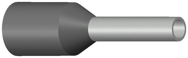 Aderendhülse Ferratec DIN isoliert 0.75mm²/6mm grau