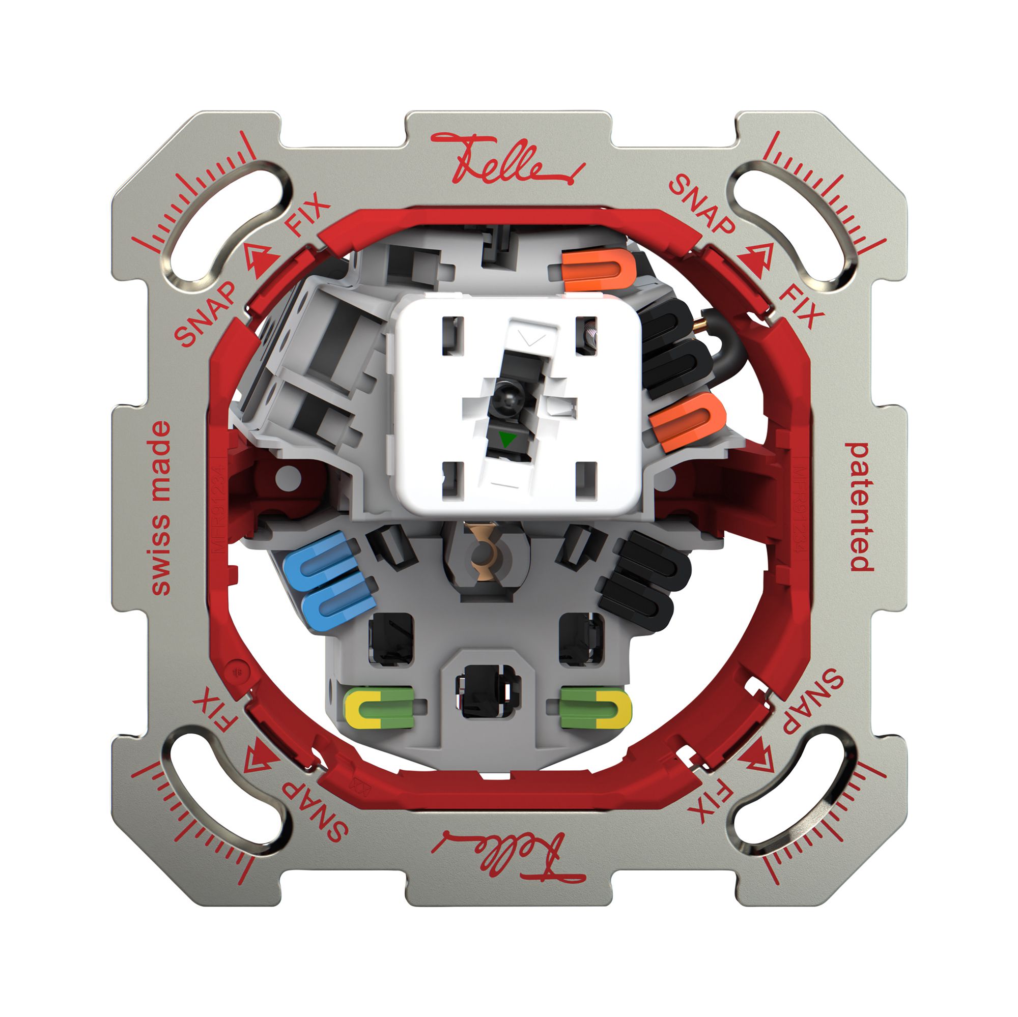 Combinazione INC Feller SNAPFIX® S3K+T23 lat.ve
