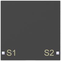 Taste SIDUS 1/2f zu Tastsensor mit Aufdruck S1/S2, anthrazit