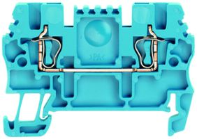 Durchgangs-Reihenklemme Weidmüller ZDU 1.5 Zugfeder 1.5mm² TS35 blau