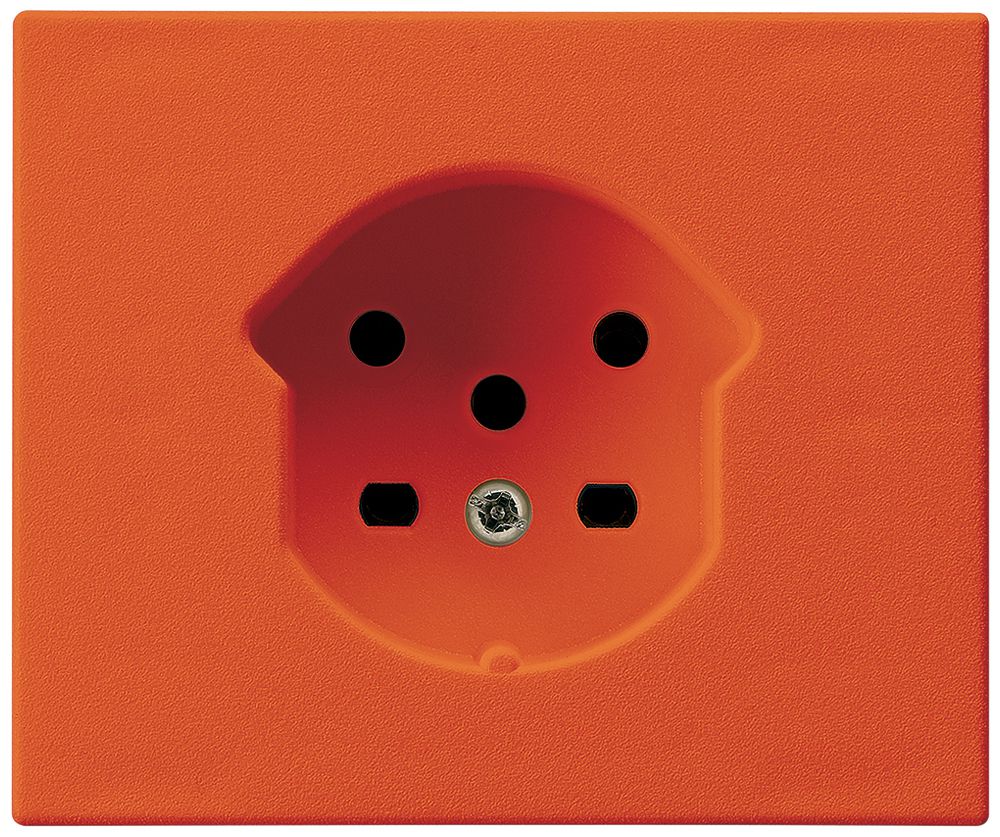 EB-Steckdose Typ 15 Hager FLF Schraubklemmen orange