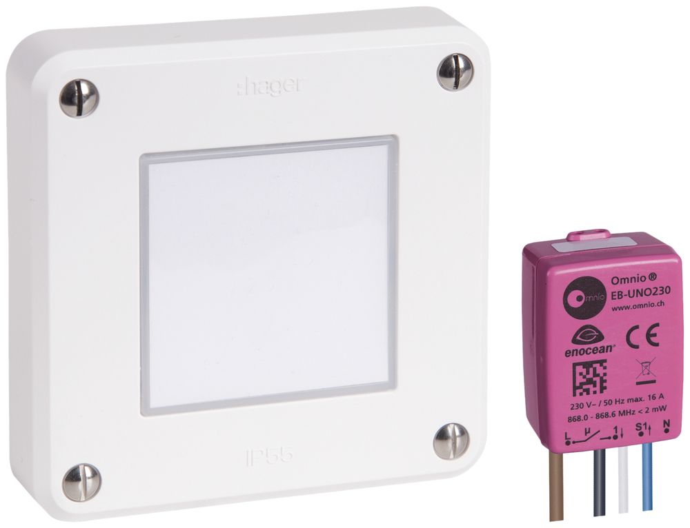 Kit de démarrage NASS Omnio N°50, préconfiguré"commuter a.bouton-poussoir", IP55