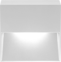 LED-Wandanbauleuchte ORL quadratisch 10W, 3000K, IP 65, ws, 175 x 175 x 42mm