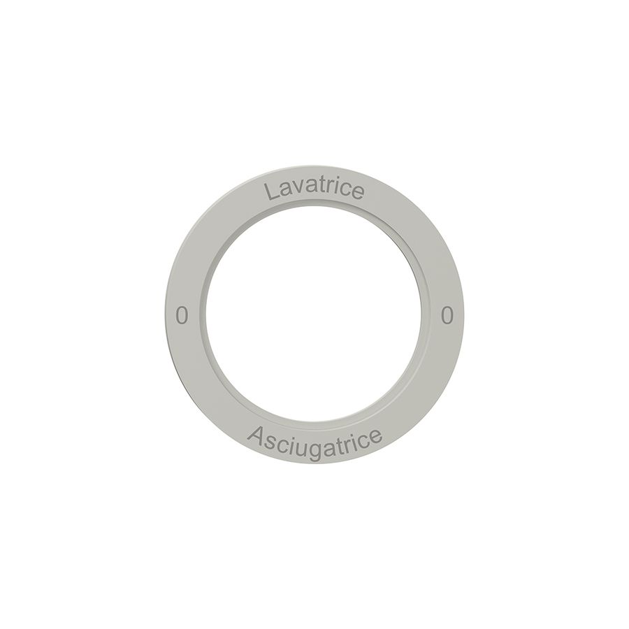 Disque indicateur NEVO, p.interrupteur rotatif, 0-Lavatrice-0-Asciugatrice, grc