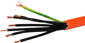 Cavo PUR-PUR 7×1.5mm² 6LPE arancione Fca