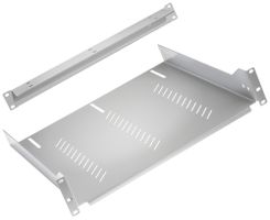 Geräteboden R&Mfreenet 19"×470mm 2HE 80kg grau