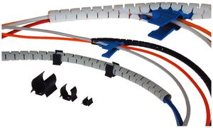 Spiralband Quick-Tube 20mm schwarz 30m in Box mit 1 Werkzeug