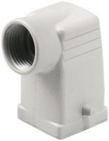 Boîtier pour fiche Weidmüller HDC 07A étrier tra.partie inf.grd.1 1×PG11 latéral
