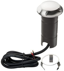 EB-LED-Bodenleuchte SG Luna Deco 3O IP67 4W 16lm 3000K Ø60×90mm schwarz