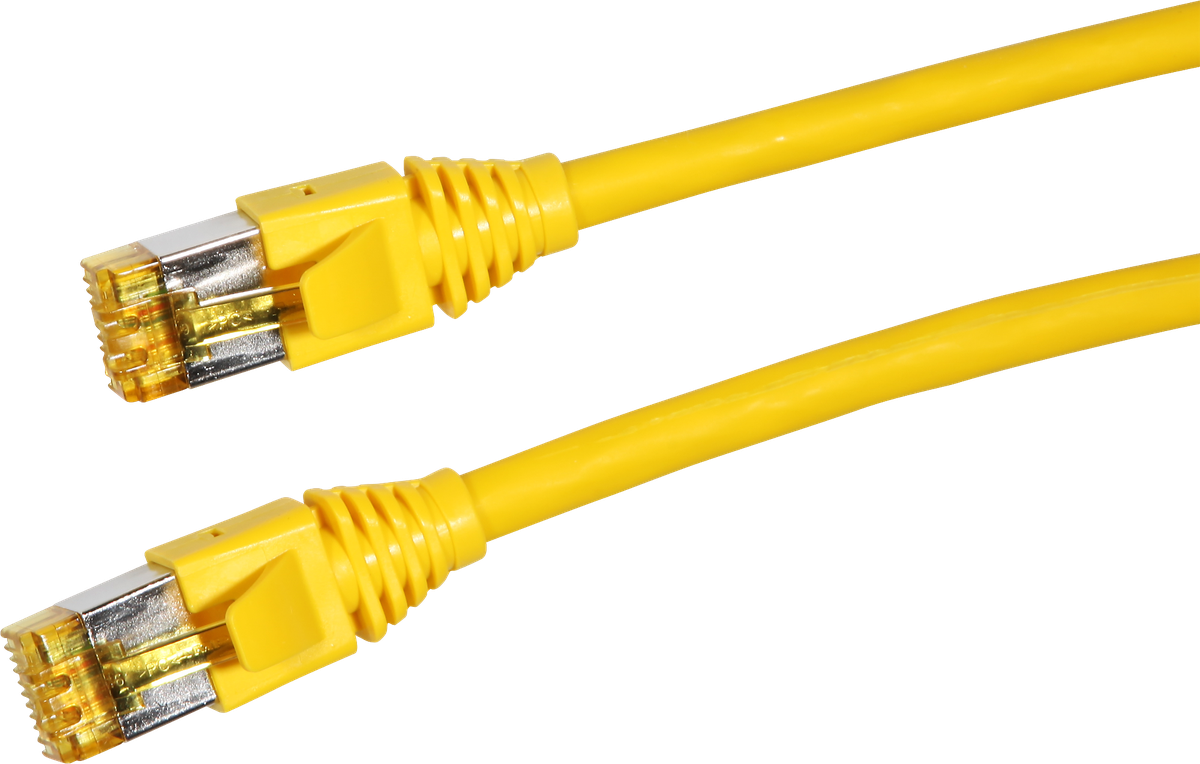 Cavo patch  RJ45 10.0m gi S/FTP cat. 6A p. a.